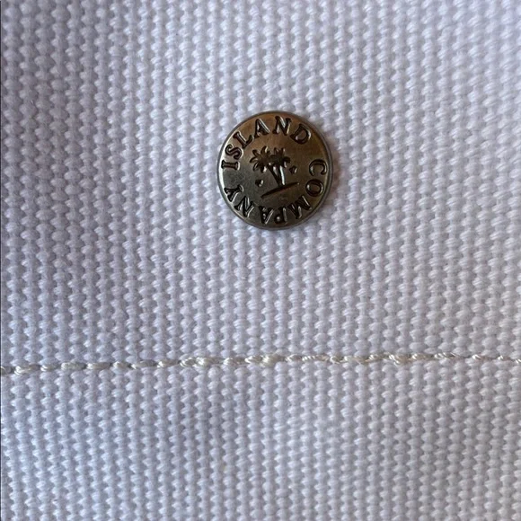 Island Company Large White and Pink Tote Bag - Picture 6 of 10